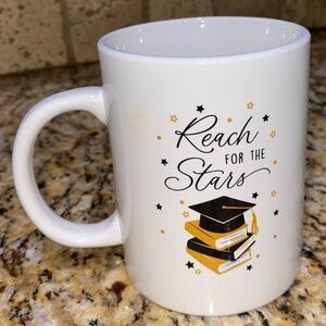 *NEW* Reach FOR THE Stars Mug/Cup White & Black 16oz